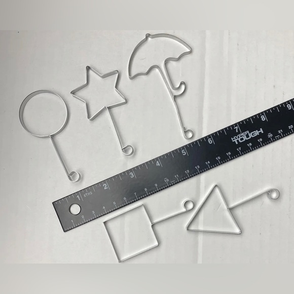 Dalgona Squid Game Sugar Candy Stainless Copper Plate Making set 9 pieces - Picture 4 of 4